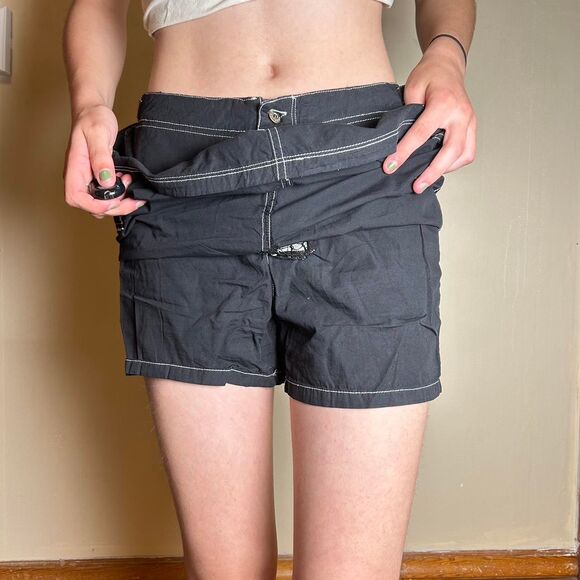 Women's Black and White Fresh Produce Cargo Skirt - Picture 6 of 7